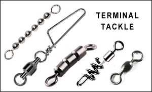 fishing swivels, snaps, clips, quick releases, ball bearing swivels