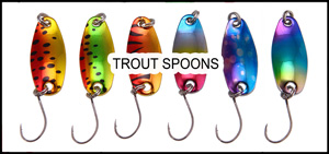 trout fishing spoons