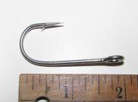 7/0 Siwash Fishing hooks, bright tinned salmon