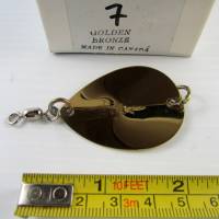 #07 • 2" small P1A Golden Bronze spoon blade