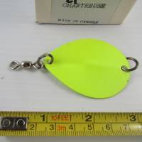 #21 • 2¼" P1A Chartreuse spoon blade