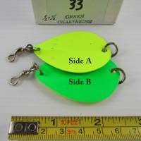 #33 • 2¼" P1A Green Chartreuse spoon blade