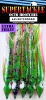 4.75" Supertackle UV #635 ROTCODDAM Salmon Hoochies 5/pk