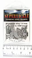 Aluminum Oval Line Crimps - For 120 lb. to 150 lb. Mono - Sz 1.4 - 50 pc.