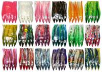 4" Supertackle Full Selection of 90 Fathead Octopus salmon hoochies