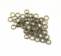 Split Rings - Polished Brass - 35 lb - #1 - 50 Pk - inv010