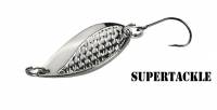 Metal spoon, fishing lure with laser sharp single hook. Good for casting or trolling in freshwater. Also good for inshore salt water fishing for smaller species for Bass, Cod, Mackerel, fluke and other.   