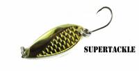 Metal spoon, fishing lure with laser sharp single hook. Good for casting or trolling in freshwater. Also good for inshore salt water fishing for smaller species for Bass, Cod, Mackerel, fluke and other.