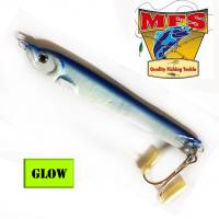 MFS 5 oz. - Sea Lance Lead Jig - Blue Glow - MFSSLBG