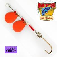 #1 Double Blade - UV Orange Spinner - MFS1DOS