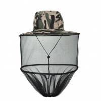Jungle Camouflage - Mosquito & Bug Hat - Adjustable