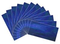 12 Holographic Blue - Lure Building (4" x 8") Sticker Sheets