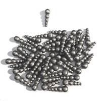50 - 18mm Gray stack beads for making Wedding Ring / Band lures