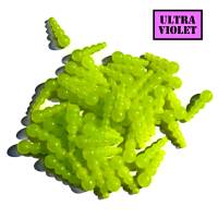 lime uv yellow stack beads,