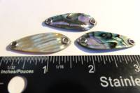 Mother of Pearl, Marbled pattern 1.5" // 40mm salmon fishing spoon FL023