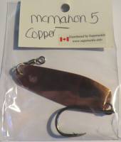 3.25" McMahon #5 Copper salmon trolling spoon
