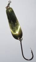 3.375" Diamond #5 Brass salmon trolling spoon