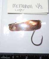 2.5" McMahon #4½ Copper salmon trolling spoon