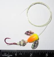 Candy Corn fishing lure for trout. 