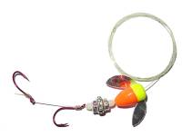 Trout fishing spinning lure. 