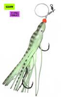 #156 - 8½" Ghost Shrimp - Halibut Cod Bass - 11/0 Hooks on 125lb.
