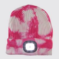 Splash Raspberry Toque with LED - Rechargeable Battery