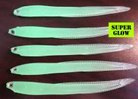5" Supertackle High Glow solid Needlefish - Sandlance