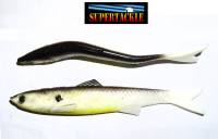5½" Supertackle BEND-D-BAIT 2/pk Anchovy black-white-yellow