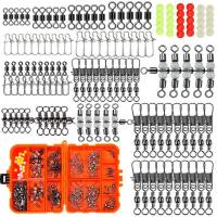 Boxed Set 141Pcs Fishing Accessories Swivels Clips Beads WH-S082