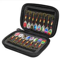 Box Kit of 16 Supertackle Weighted Spin Caster Lures #A