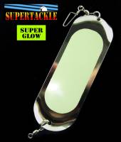 4½" Supertackle Oval Glow Cream - Kokanee Dodger