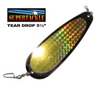 5½" Supertackle Tear Drop Brown Aurora - Kokanee Dodger