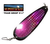 5½" Supertackle Tear Drop Purple Aurora - Kokanee Dodger
