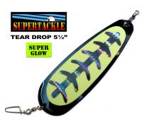5½" Supertackle Tear Drop "High Glow" Kokanee Dodger