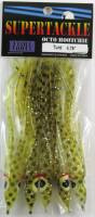 4.75" Supertackle TURD salmon hoochies 5/pk