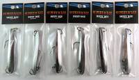 Supertackle 6 Pack Dizzy Dee "Silver Iron" casting spoons