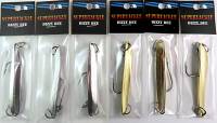 Supertackle Dizzy Dee 6 Pack "Silver & Gold Iron" casting spoons