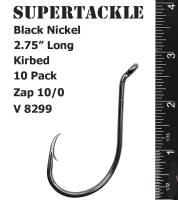 10/0 Zap Supertackle V8299 BLN - Cod, Bass, Halibut - 10 Pack