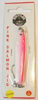 Mega Bite 1 oz Pink Salmon Jig - uv & glow