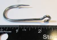 6/0 Supertackle 9170 Siwash - HD Long, Stainless Steel Salmon Hooks 10pc
